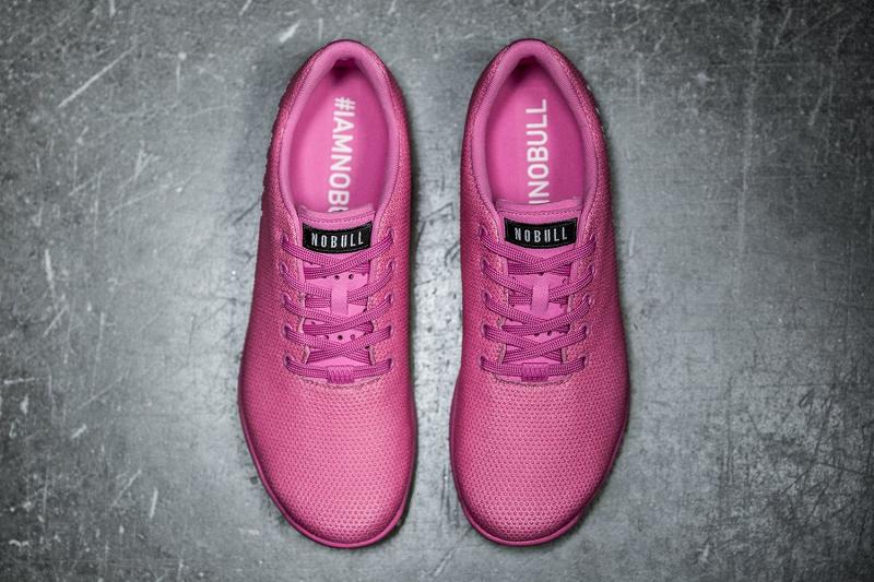 Men's Nobull Bright Pink Trainers Light / Pink | SG T2281C